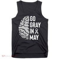 Go Gray In May Brain Tumor Awareness Tank Top thumb 0