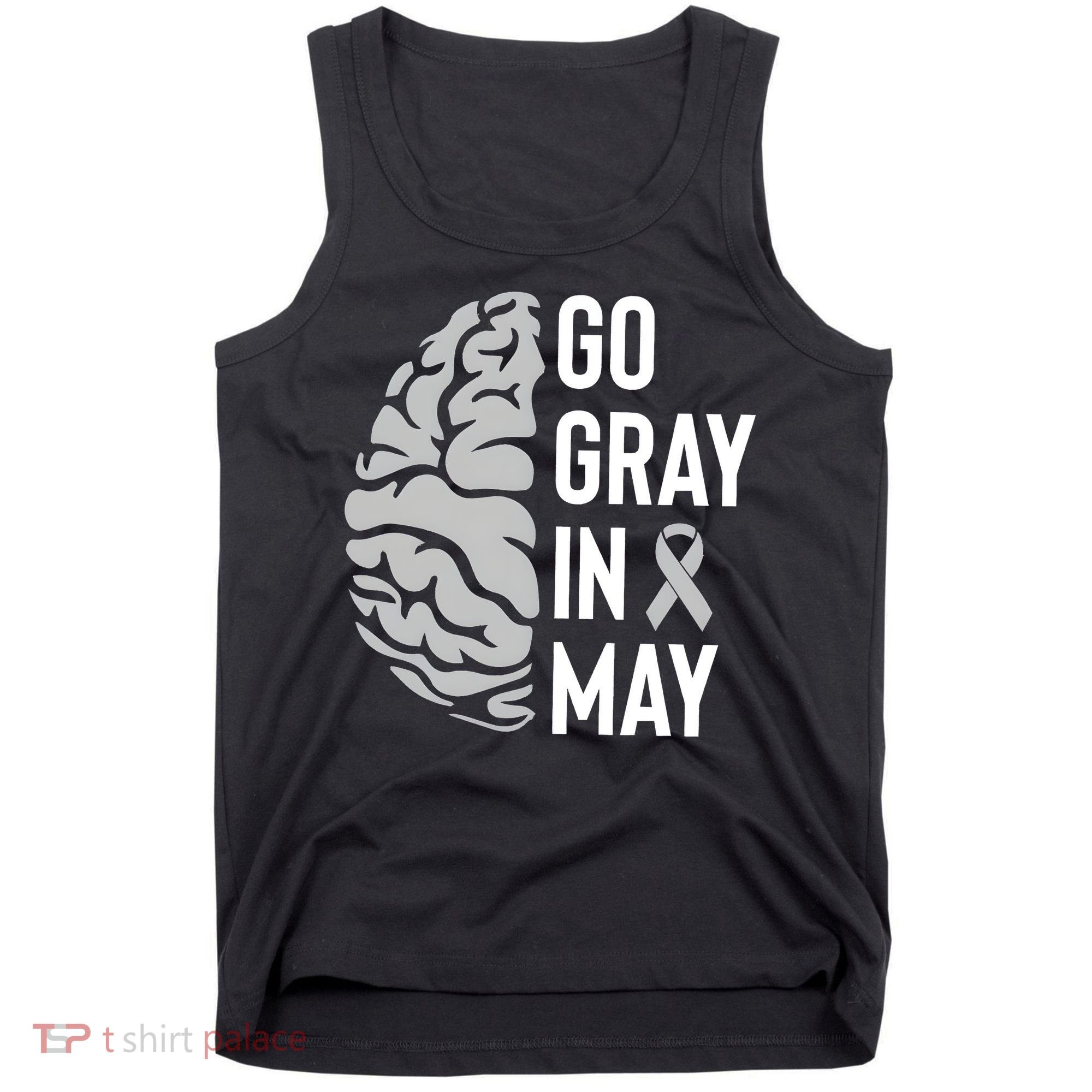Go Gray In May Brain Tumor Awareness Tank Top