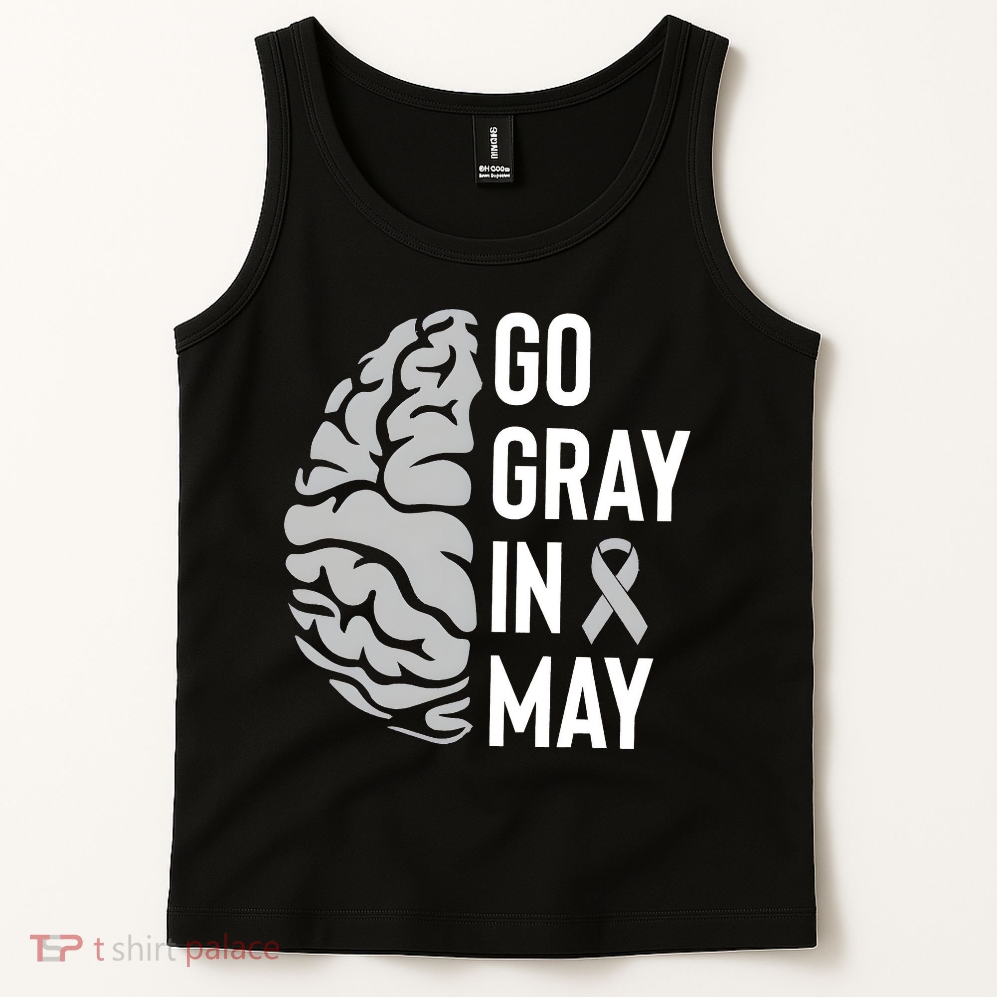 Go Gray In May Brain Tumor Awareness Tank Top