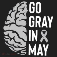Go Gray In May Brain Tumor Awareness Golf Towel thumb 3
