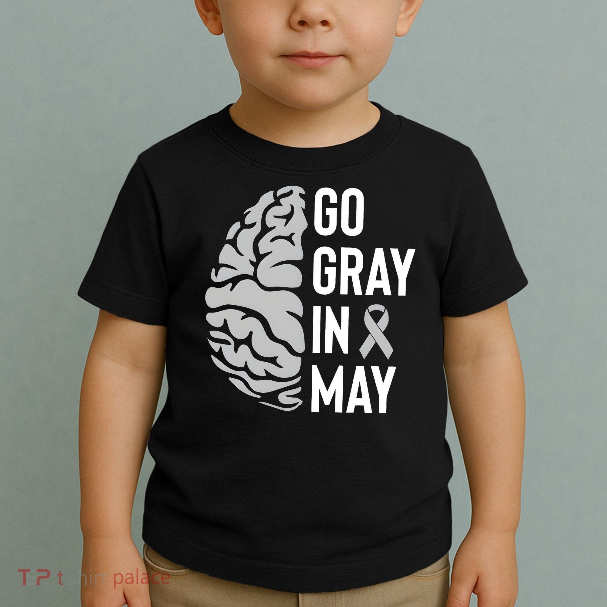 Go Gray In May Brain Tumor Awareness Toddler T-Shirt
