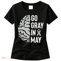 Go Gray In May Brain Tumor Awareness Women's T-Shirt thumb 0