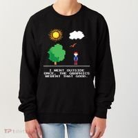 Game Geek I Went Outside Once The Graphics Werent That Good Women's Sweatshirt thumb 0