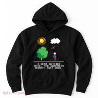 Game Geek I Went Outside Once The Graphics Werent That Good Hoodie thumb 0