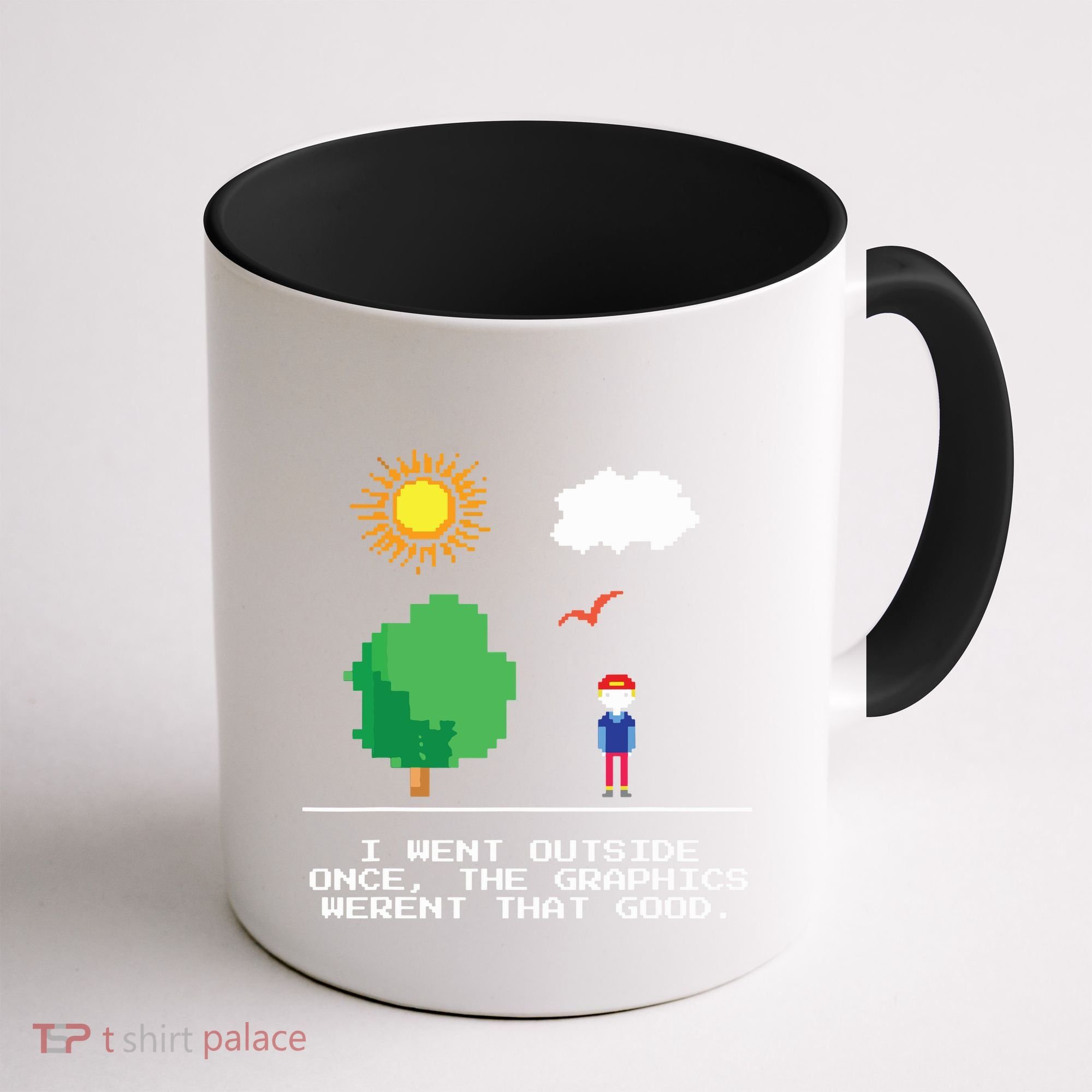 Game Geek I Went Outside Once The Graphics Werent That Good Coffee Mug