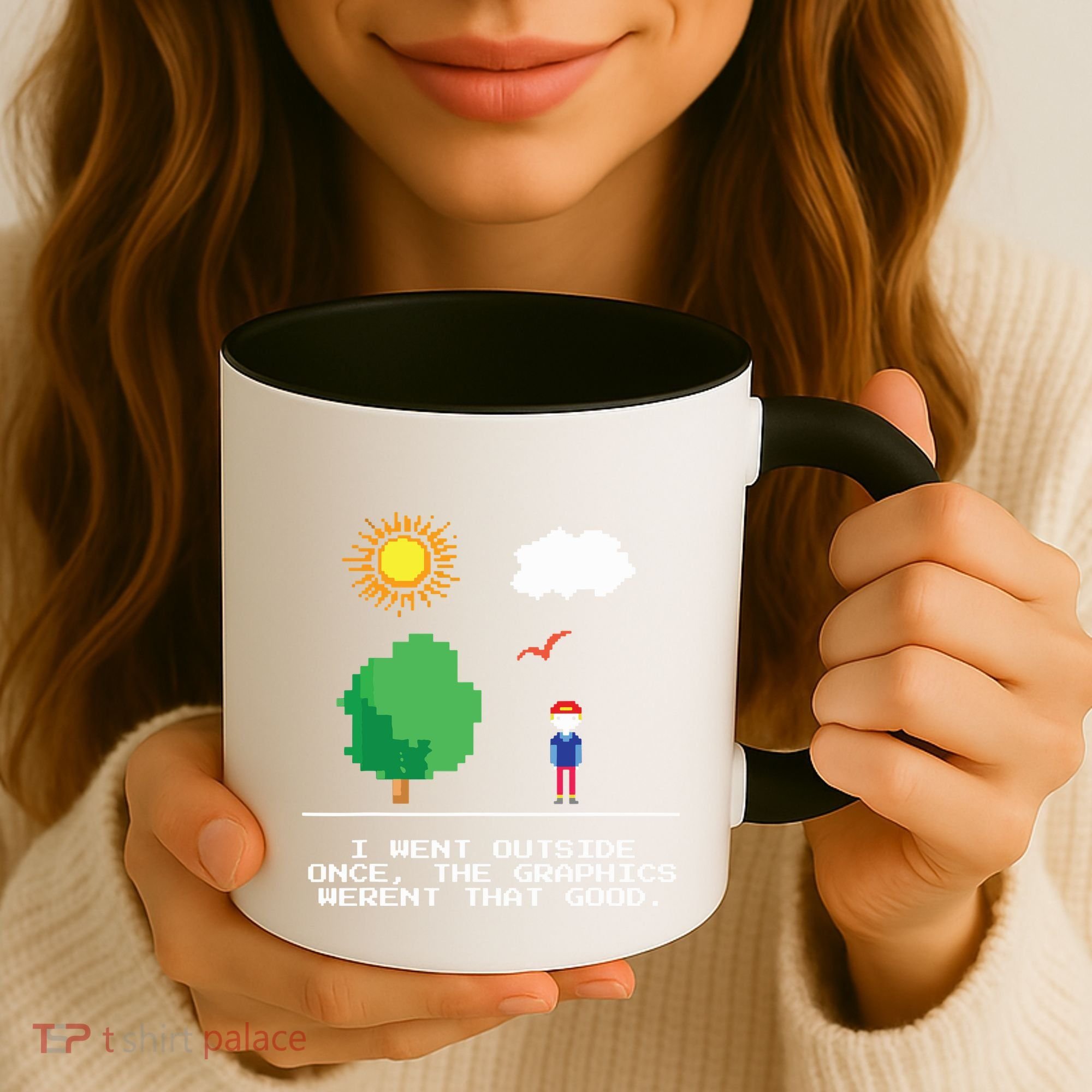 Game Geek I Went Outside Once The Graphics Werent That Good Coffee Mug