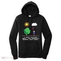 Game Geek I Went Outside Once The Graphics Werent That Good Women's Hoodie thumb 0