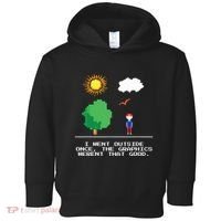 Game Geek I Went Outside Once The Graphics Werent That Good Toddler Hoodie thumb 0