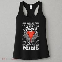 Grandpas Girl I Used To Be His Angel Now Hes Mine Women's Tank Top thumb 3