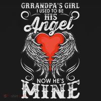 Grandpas Girl I Used To Be His Angel Now Hes Mine Women's Tank Top thumb 5
