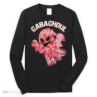 Gabaghoul Ghost Italian Ham Halloween Gabagool Parody Long Sleeve Shirt thumb 0