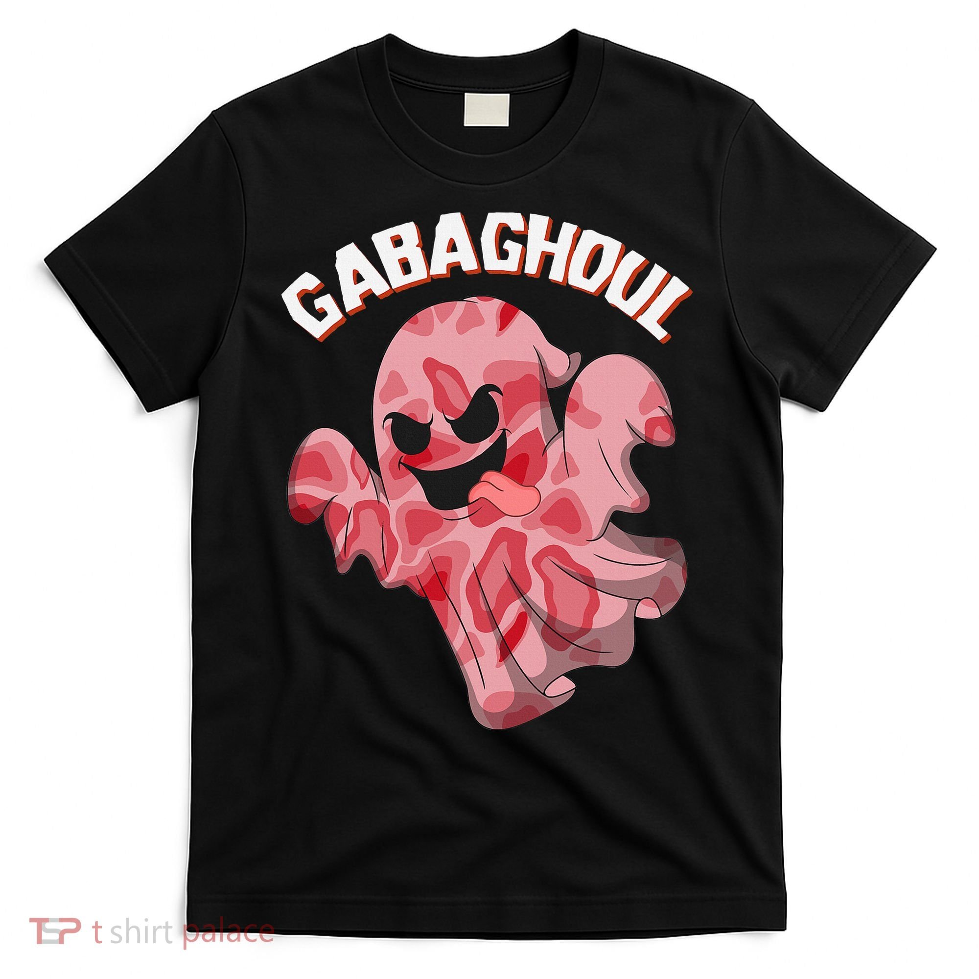 Gabaghoul Ghost Italian Ham Halloween Gabagool Parody T-Shirt