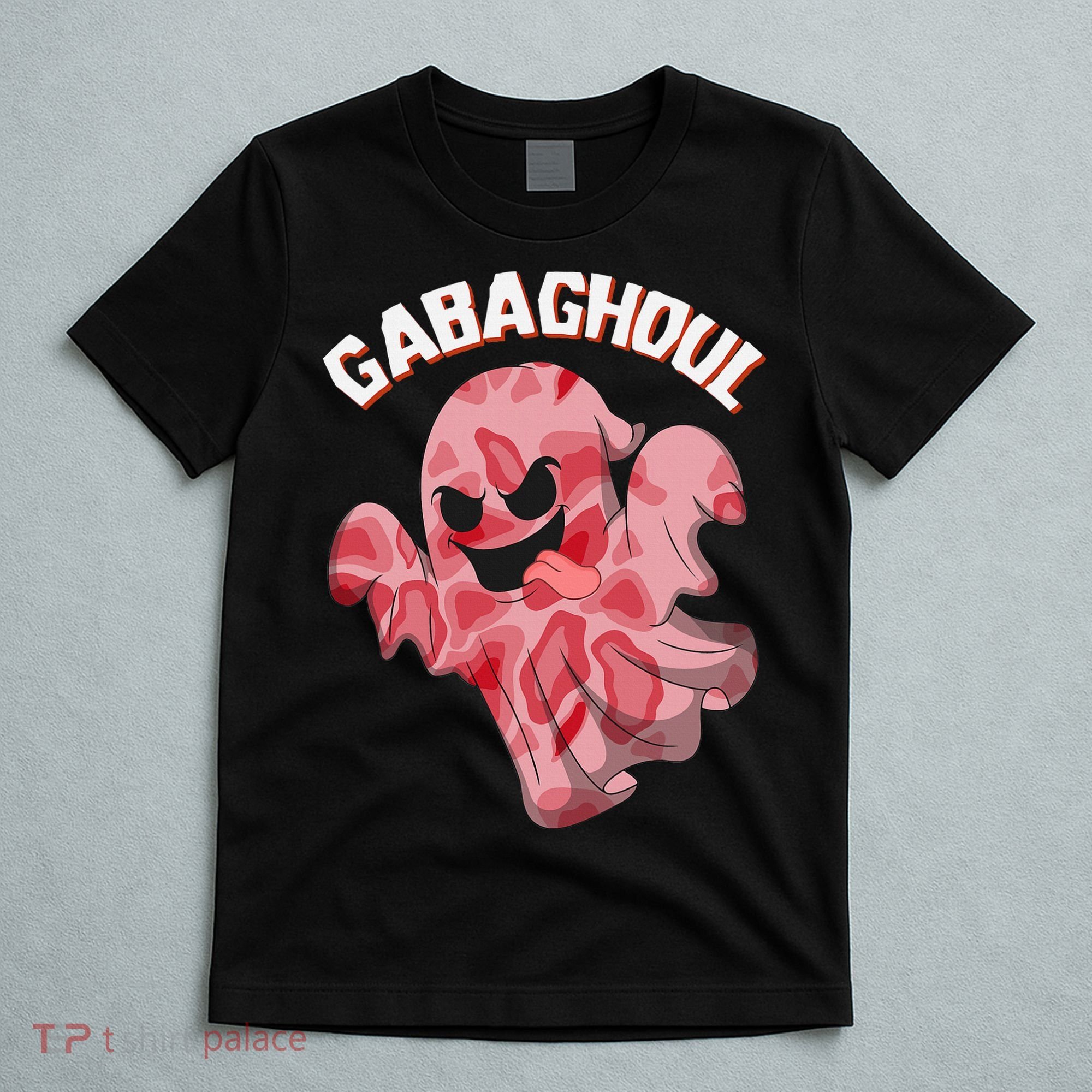 Gabaghoul Ghost Italian Ham Halloween Gabagool Parody T-Shirt