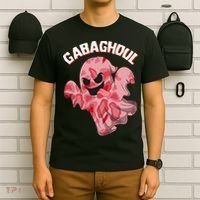 Gabaghoul Ghost Italian Ham Halloween Gabagool Parody T-Shirt thumb 6