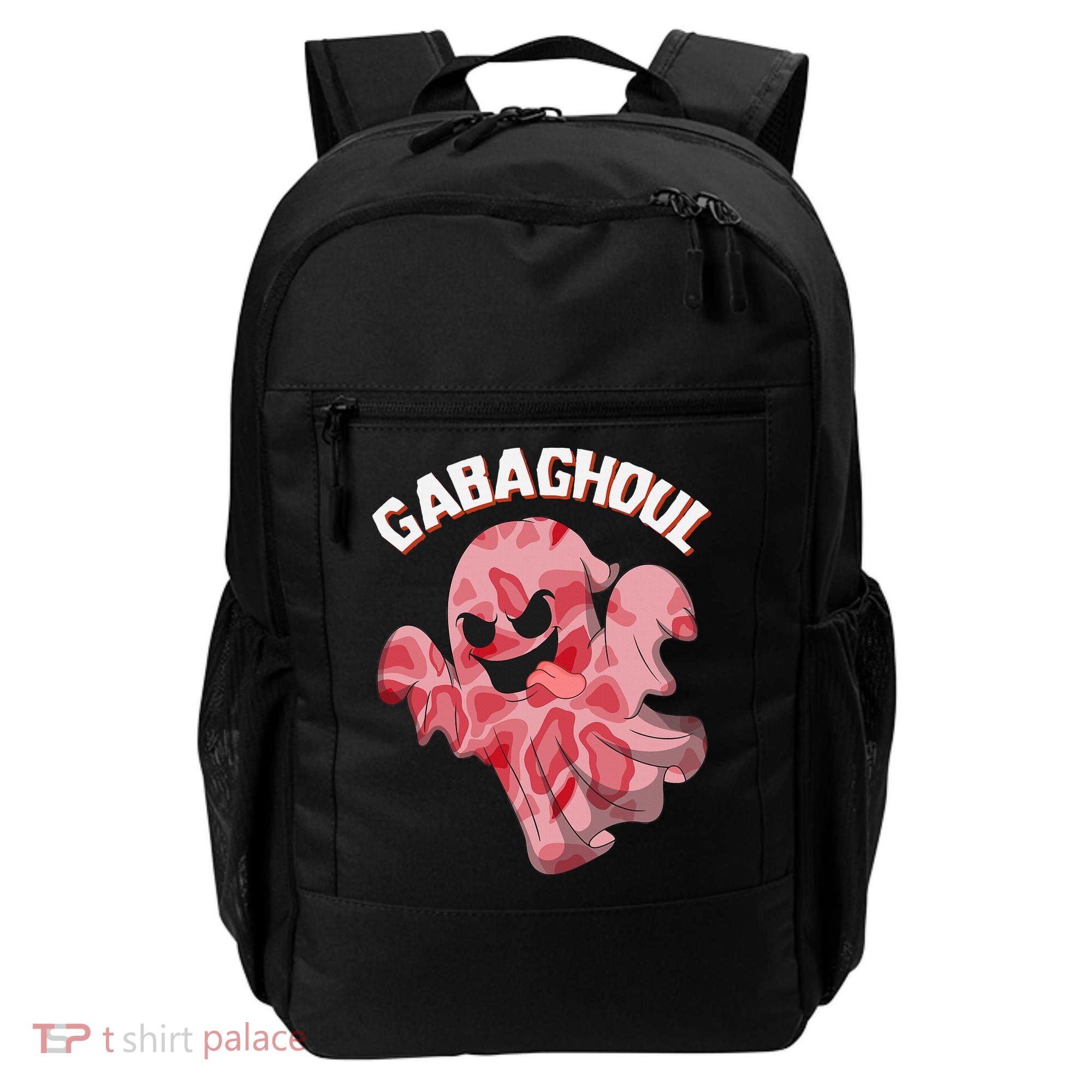 Gabaghoul Ghost Italian Ham Halloween Gabagool Parody Backpack