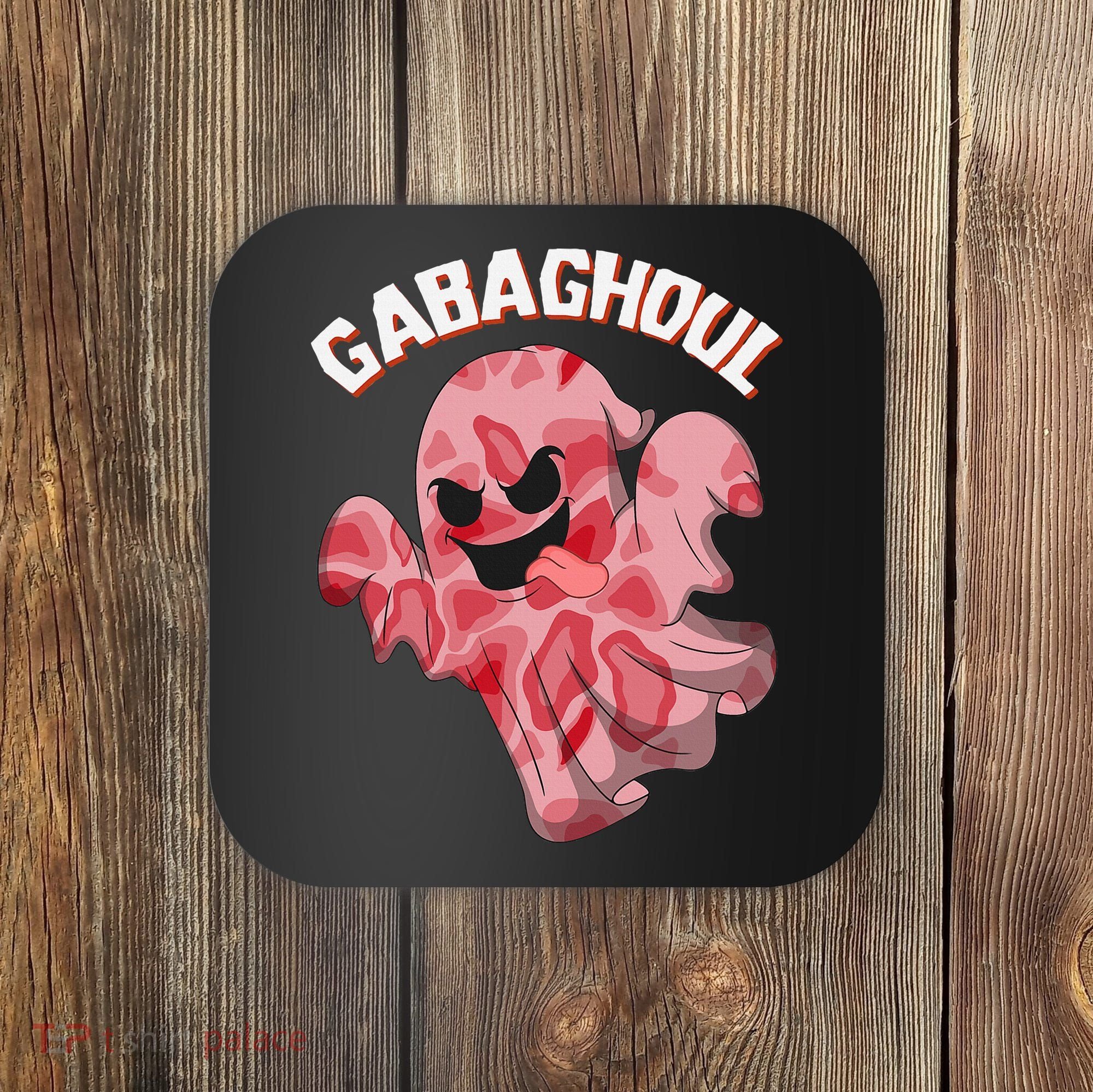 Gabaghoul Ghost Italian Ham Halloween Gabagool Parody Coaster