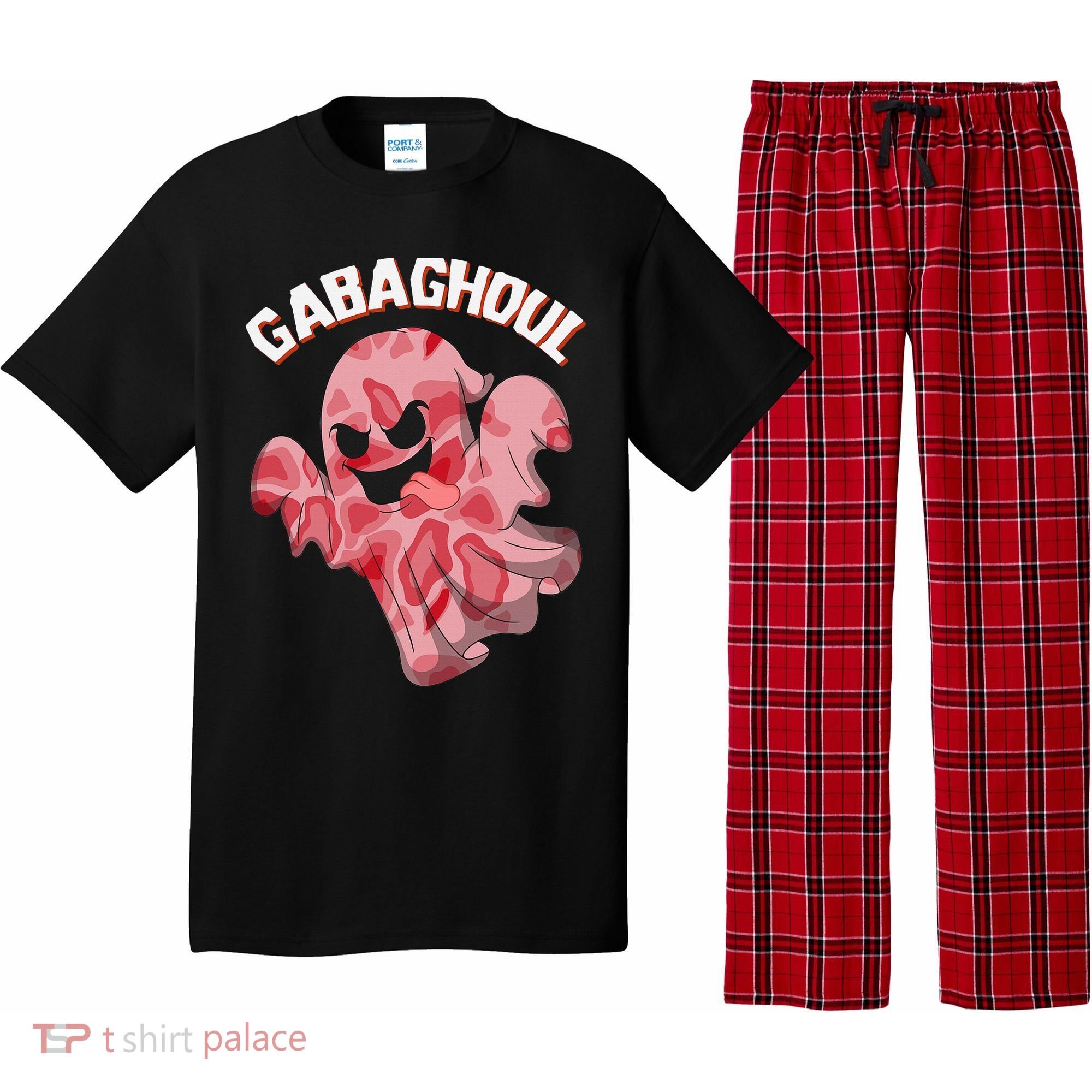 Gabaghoul Ghost Italian Ham Halloween Gabagool Parody Pajama Set