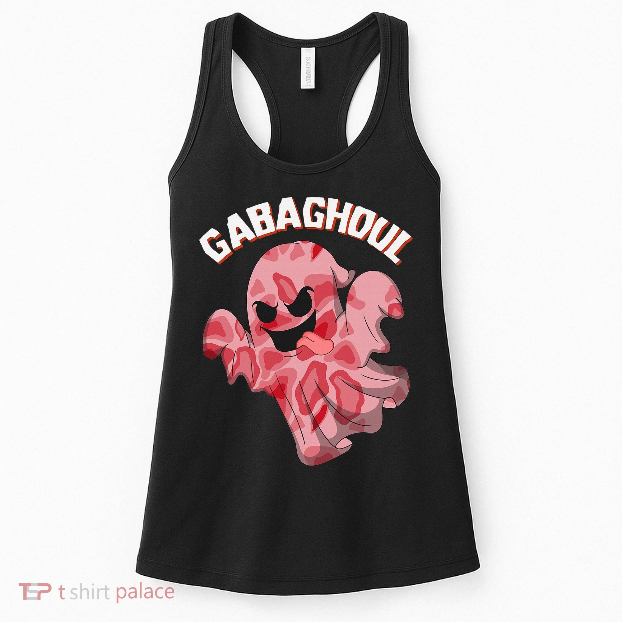 Gabaghoul Ghost Italian Ham Halloween Gabagool Parody Women's Tank Top