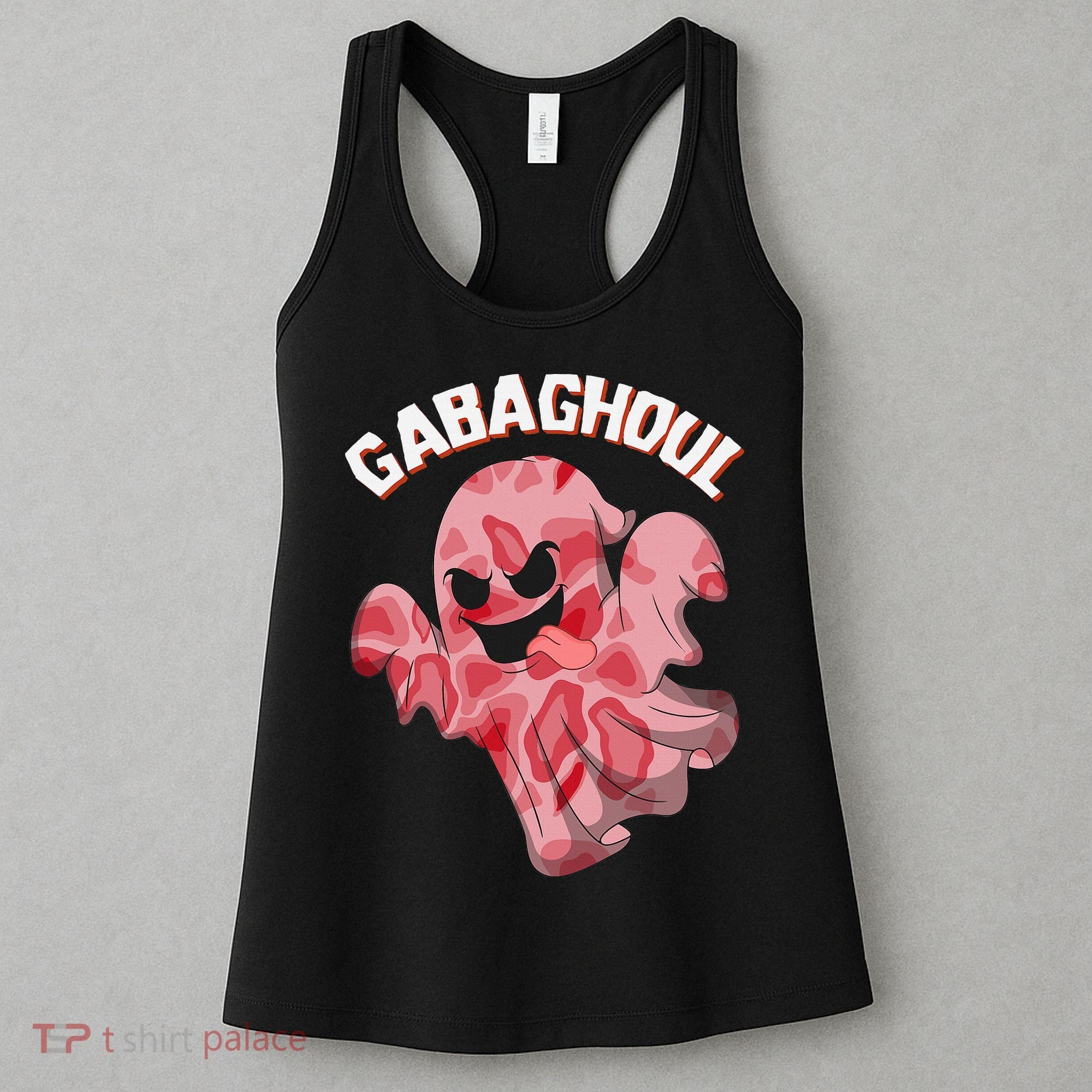 Gabaghoul Ghost Italian Ham Halloween Gabagool Parody Women's Tank Top