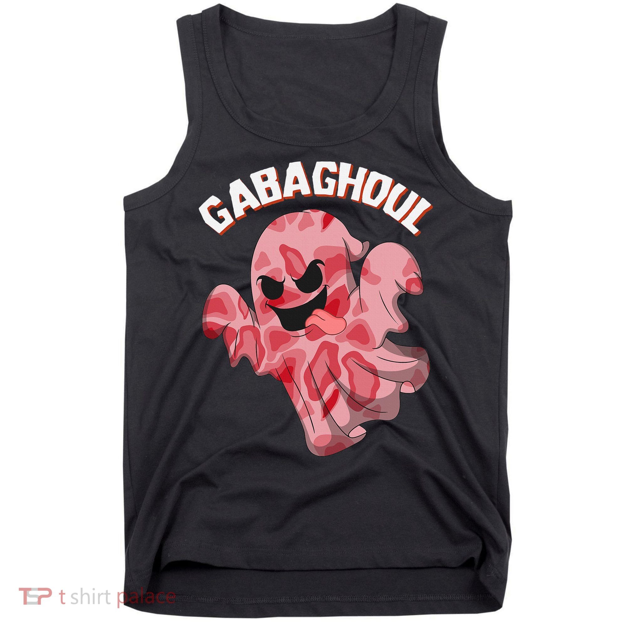 Gabaghoul Ghost Italian Ham Halloween Gabagool Parody Tank Top