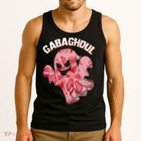 Gabaghoul Ghost Italian Ham Halloween Gabagool Parody Tank Top thumb 3