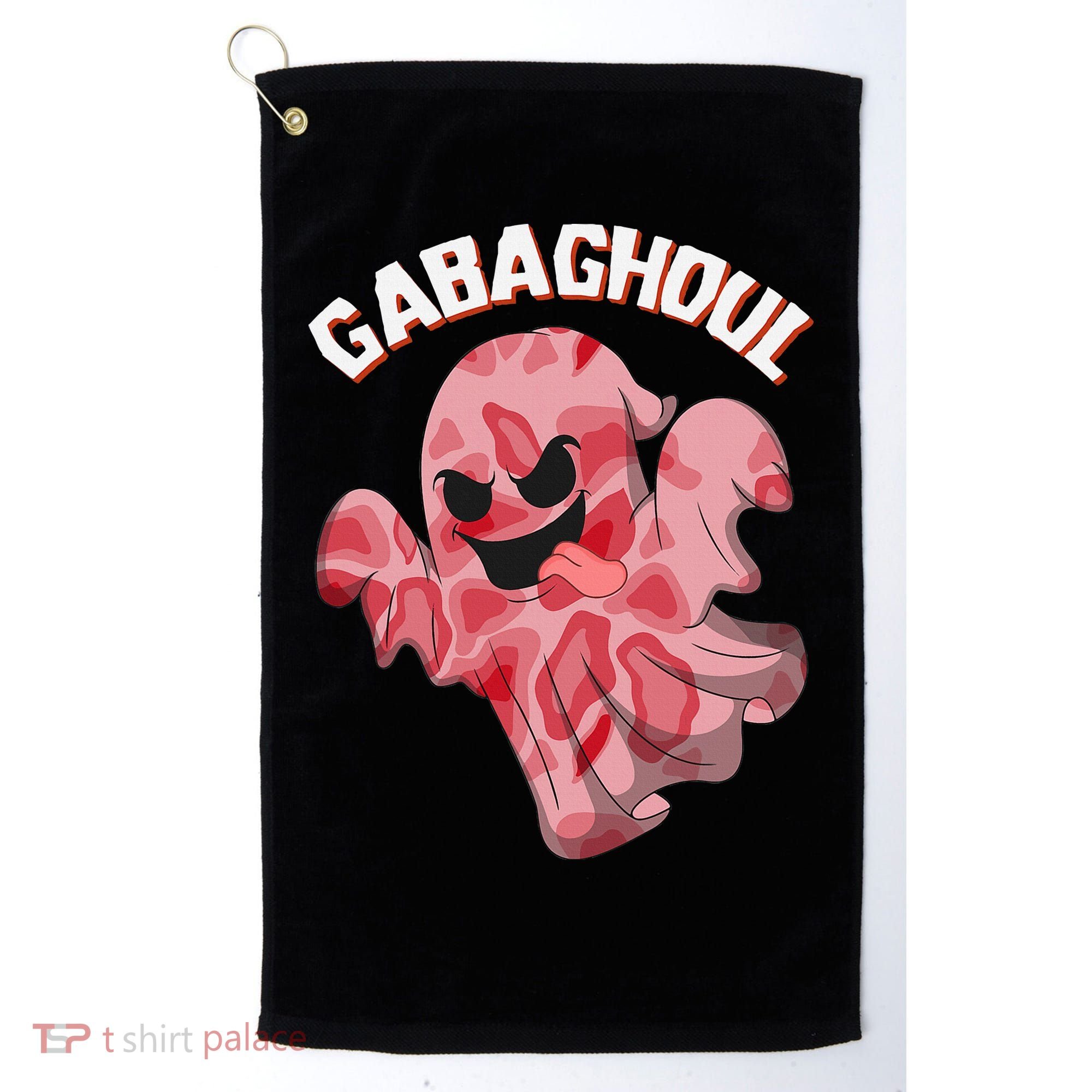 Gabaghoul Ghost Italian Ham Halloween Gabagool Parody Golf Towel