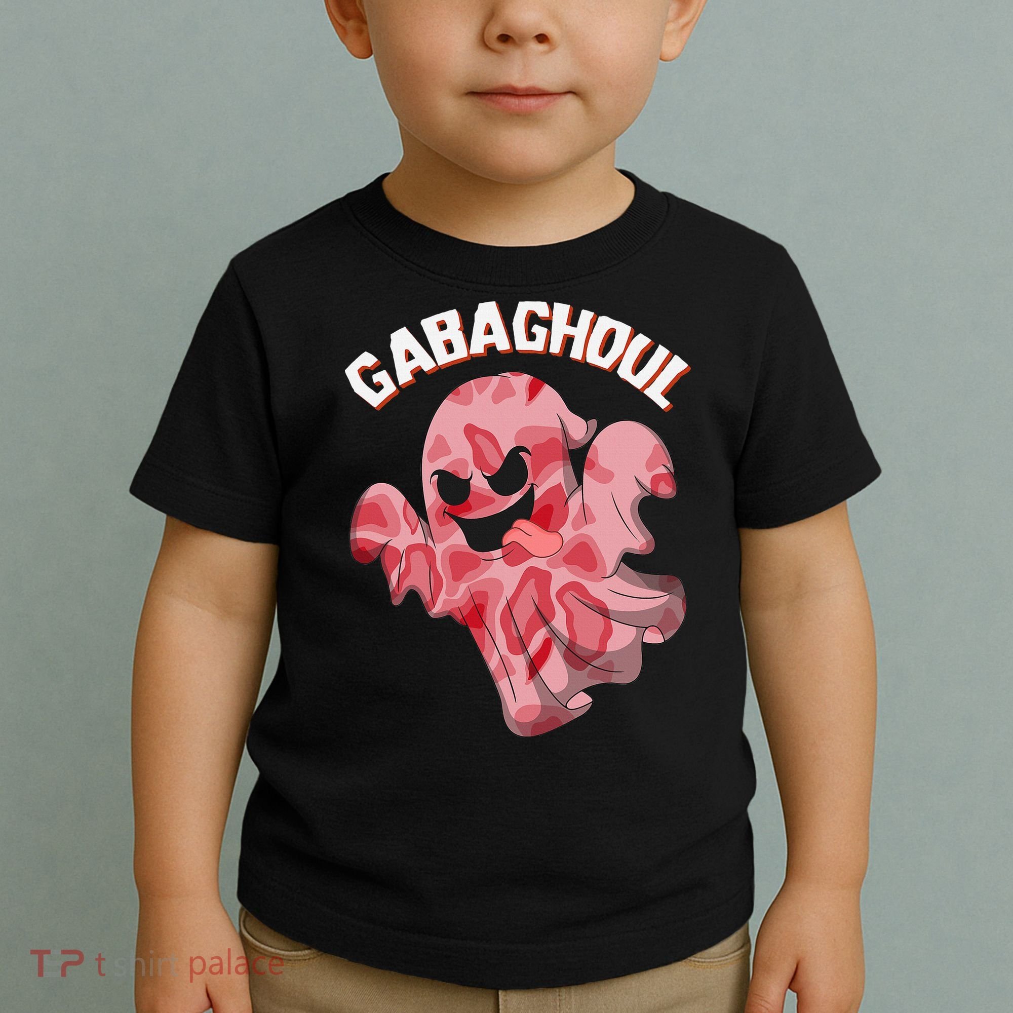 Gabaghoul Ghost Italian Ham Halloween Gabagool Parody Toddler T-Shirt