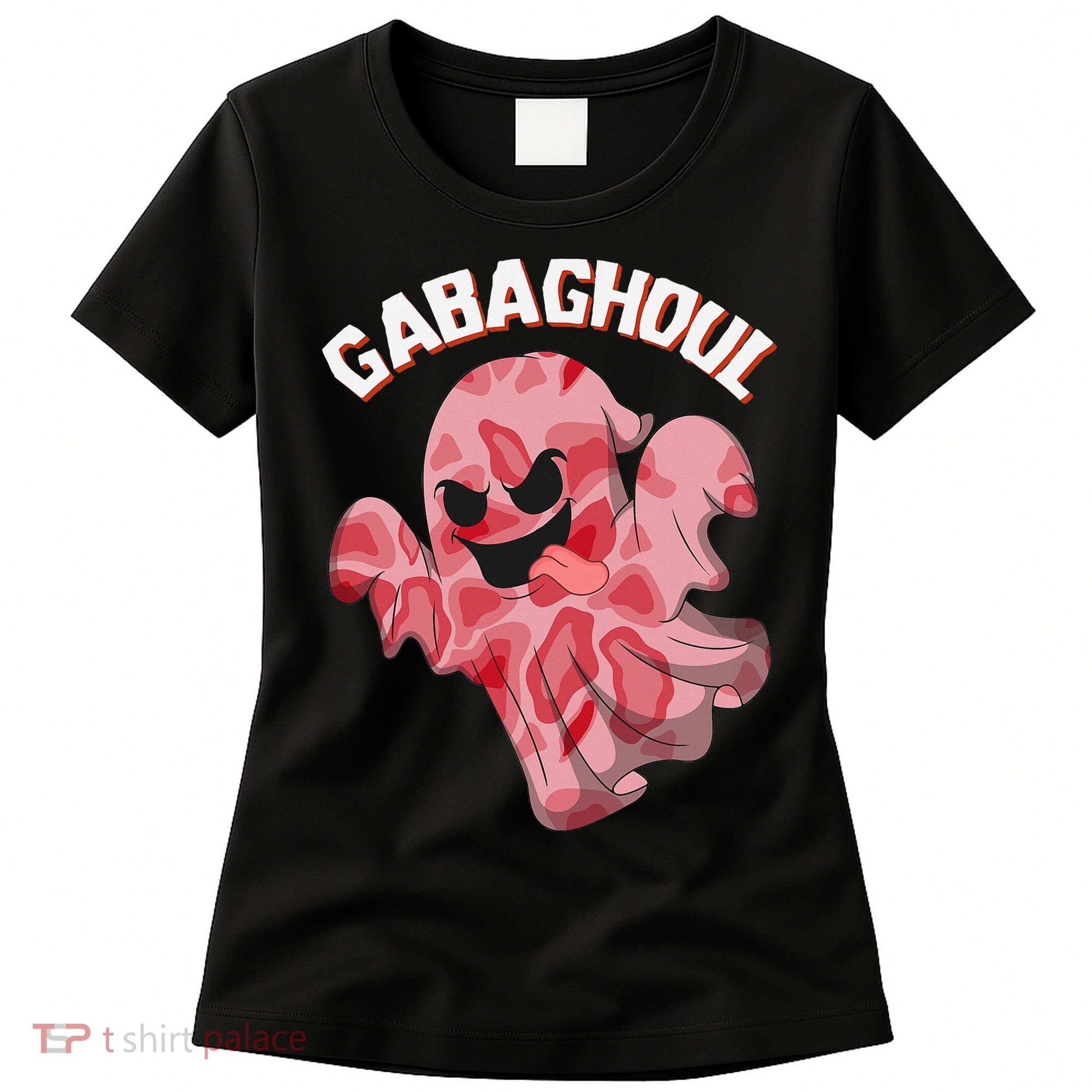 Gabaghoul Ghost Italian Ham Halloween Gabagool Parody Women's T-Shirt