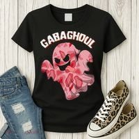 Gabaghoul Ghost Italian Ham Halloween Gabagool Parody Women's T-Shirt thumb 3