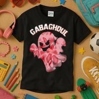 Gabaghoul Ghost Italian Ham Halloween Gabagool Parody Kids T-Shirt thumb 3