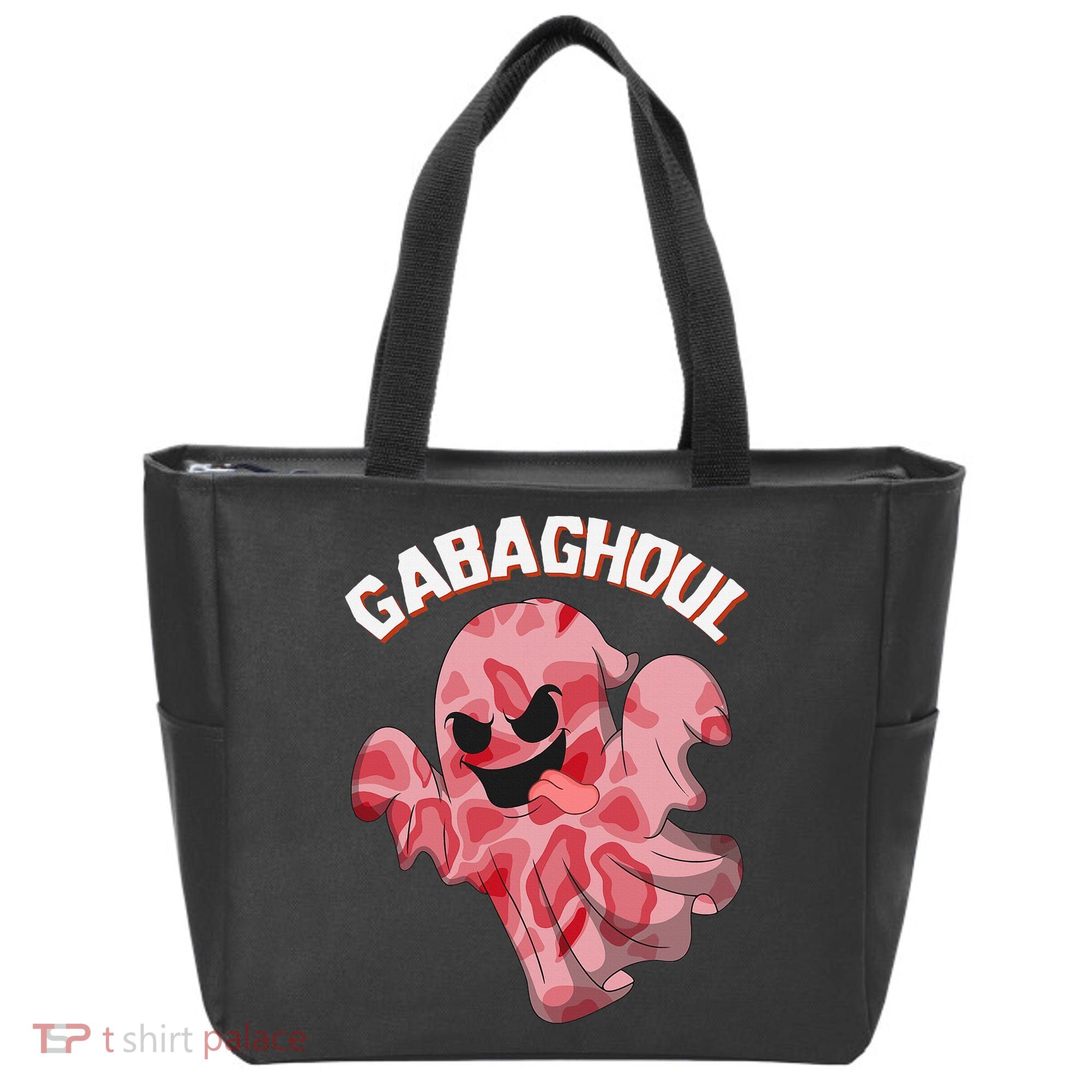 Gabaghoul Ghost Italian Ham Halloween Gabagool Parody Tote Bag