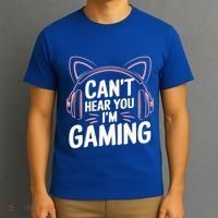 Gamer Gaming I CanT Hear You IM Gaming Video Games Gift T-Shirt thumb 3