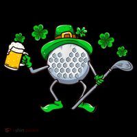 Golf Golfing Irish Golfer Beer Humor Dad St Patricks Day Gift Coffee Mug thumb 5