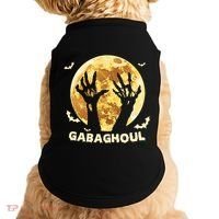 Gabaghoul Ghost Italian Ham Halloween Gabagool Parody Doggie Tank thumb 0