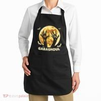 Gabaghoul Ghost Italian Ham Halloween Gabagool Parody Apron thumb 2