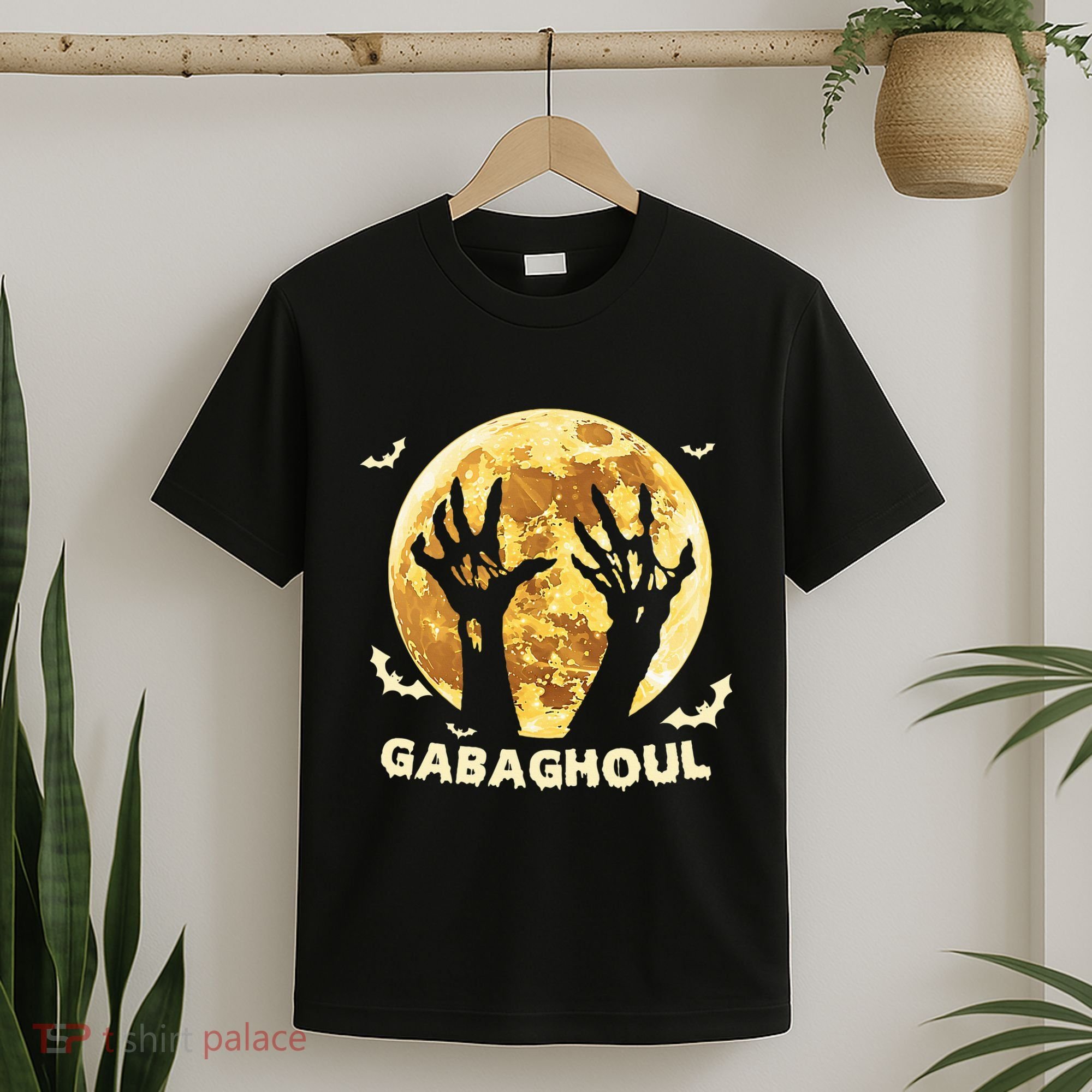 Gabaghoul Ghost Italian Ham Halloween Gabagool Parody T-Shirt