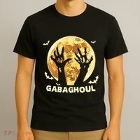 Gabaghoul Ghost Italian Ham Halloween Gabagool Parody T-Shirt thumb 3