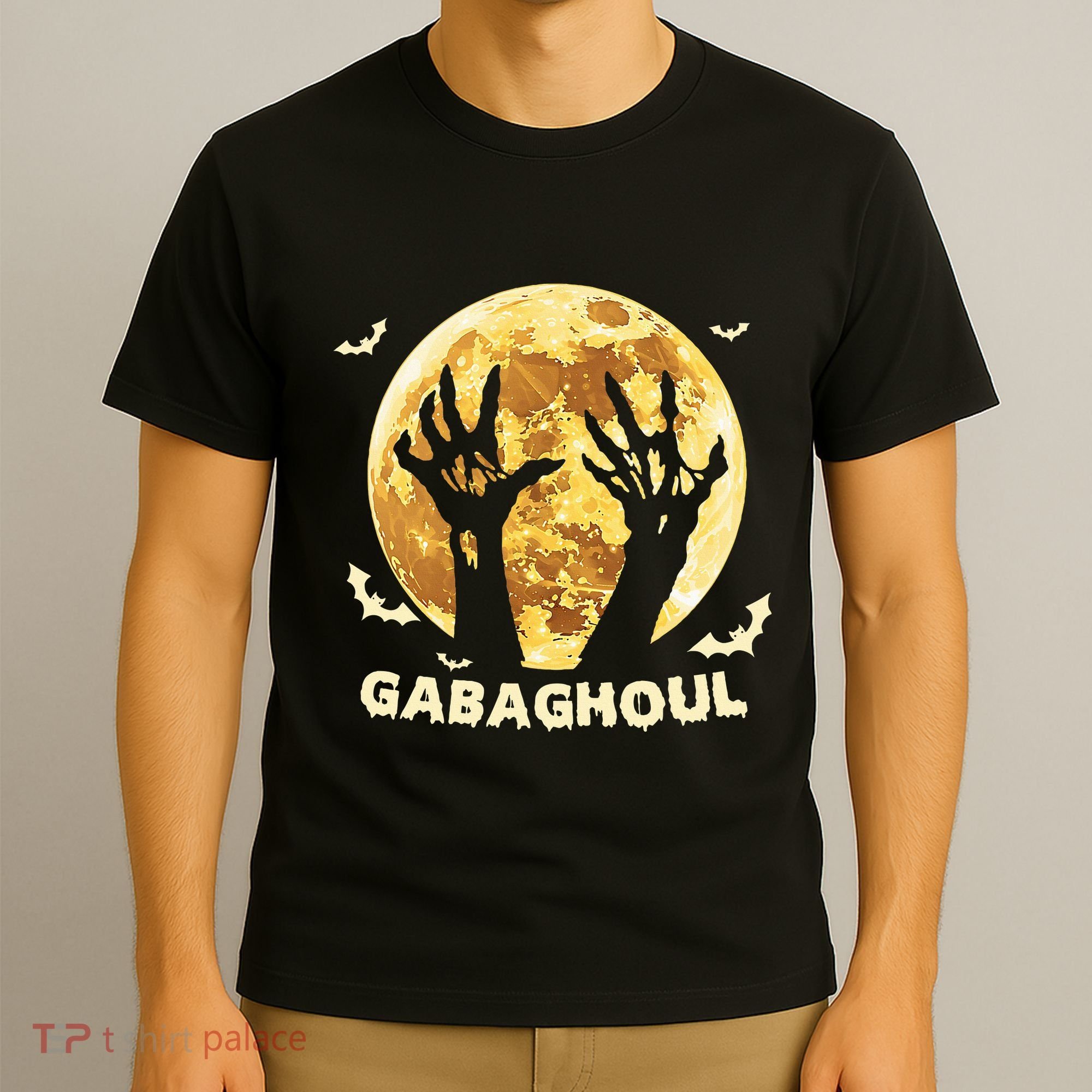 Gabaghoul Ghost Italian Ham Halloween Gabagool Parody T-Shirt