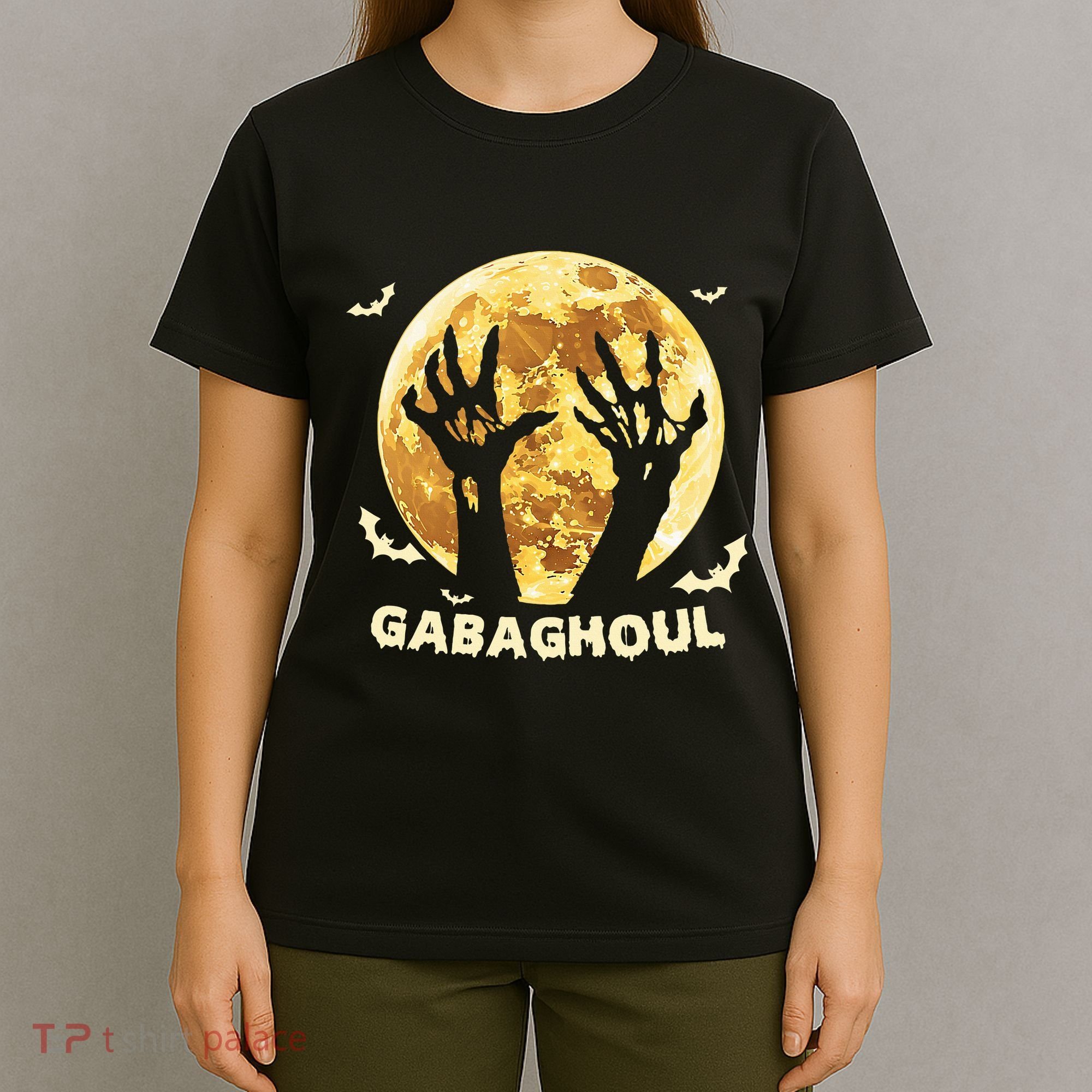 Gabaghoul Ghost Italian Ham Halloween Gabagool Parody T-Shirt