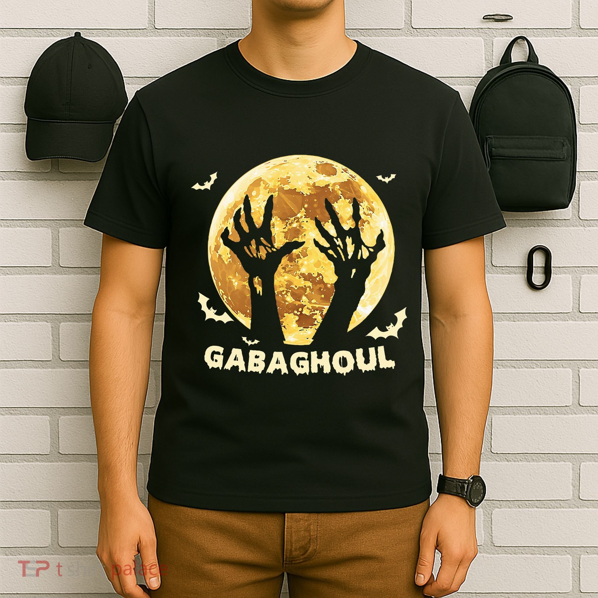 Gabaghoul Ghost Italian Ham Halloween Gabagool Parody T-Shirt