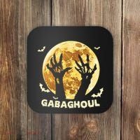Gabaghoul Ghost Italian Ham Halloween Gabagool Parody Coaster thumb 0