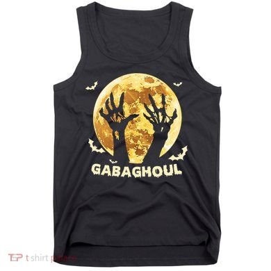 Gabaghoul Ghost Italian Ham Halloween Gabagool Parody Tank Top