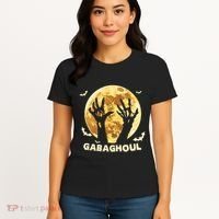 Gabaghoul Ghost Italian Ham Halloween Gabagool Parody Women's T-Shirt thumb 4
