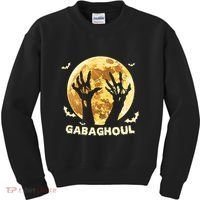 Gabaghoul Ghost Italian Ham Halloween Gabagool Parody Kids Sweatshirt thumb 0