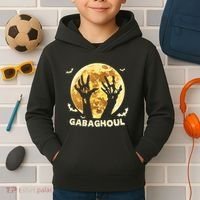 Gabaghoul Ghost Italian Ham Halloween Gabagool Parody Kids Hoodie thumb 2