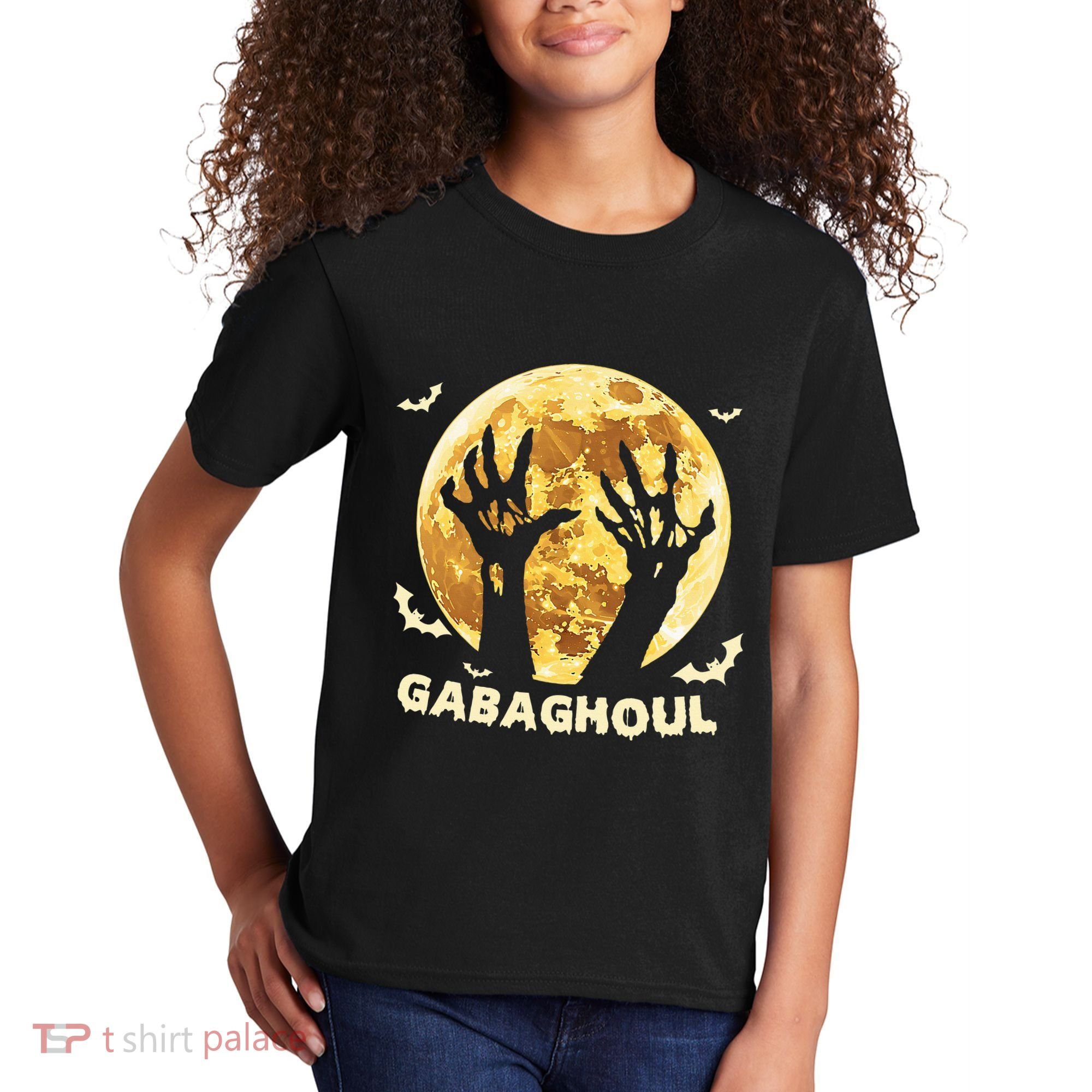 Gabaghoul Ghost Italian Ham Halloween Gabagool Parody Kids T-Shirt