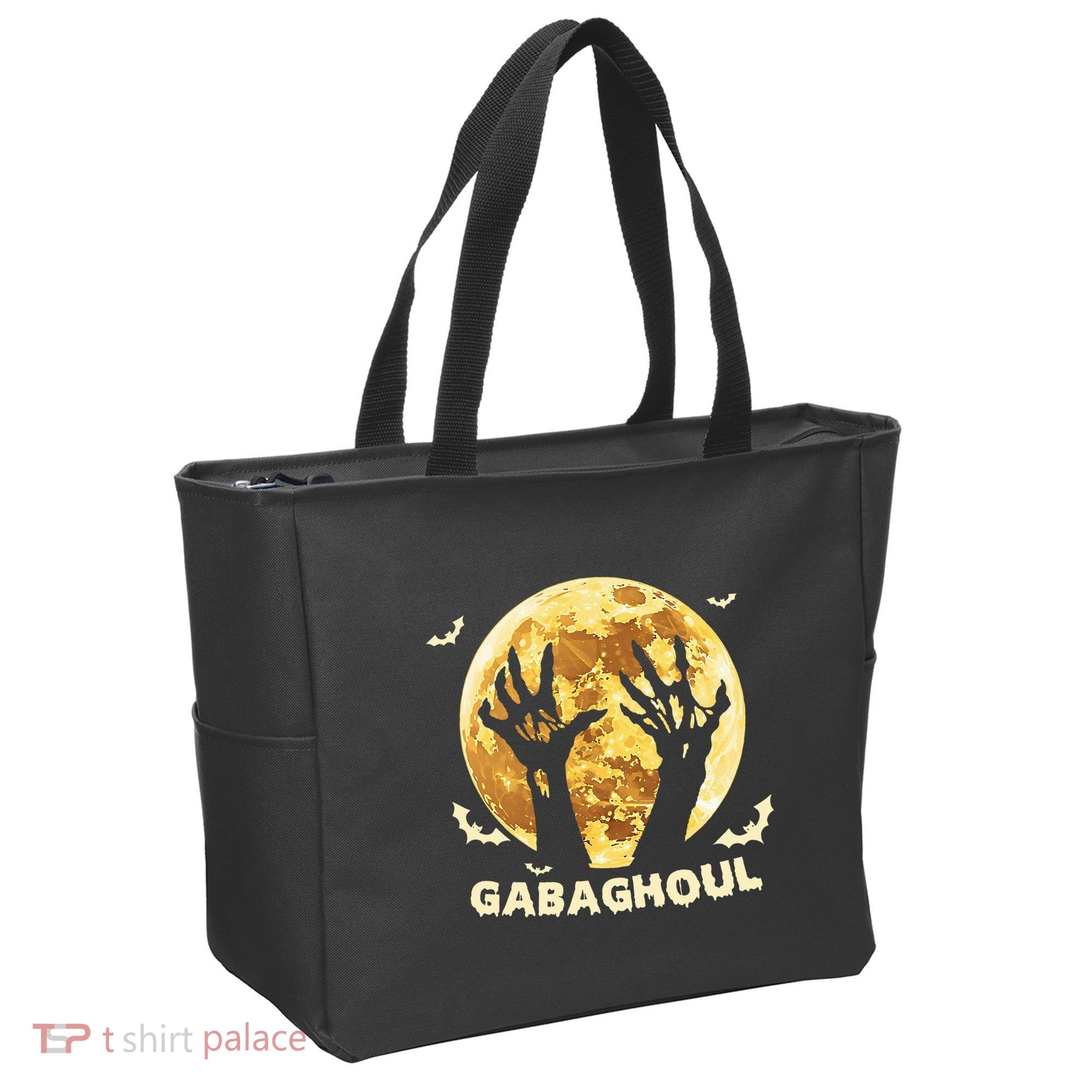 Gabaghoul Ghost Italian Ham Halloween Gabagool Parody Tote Bag