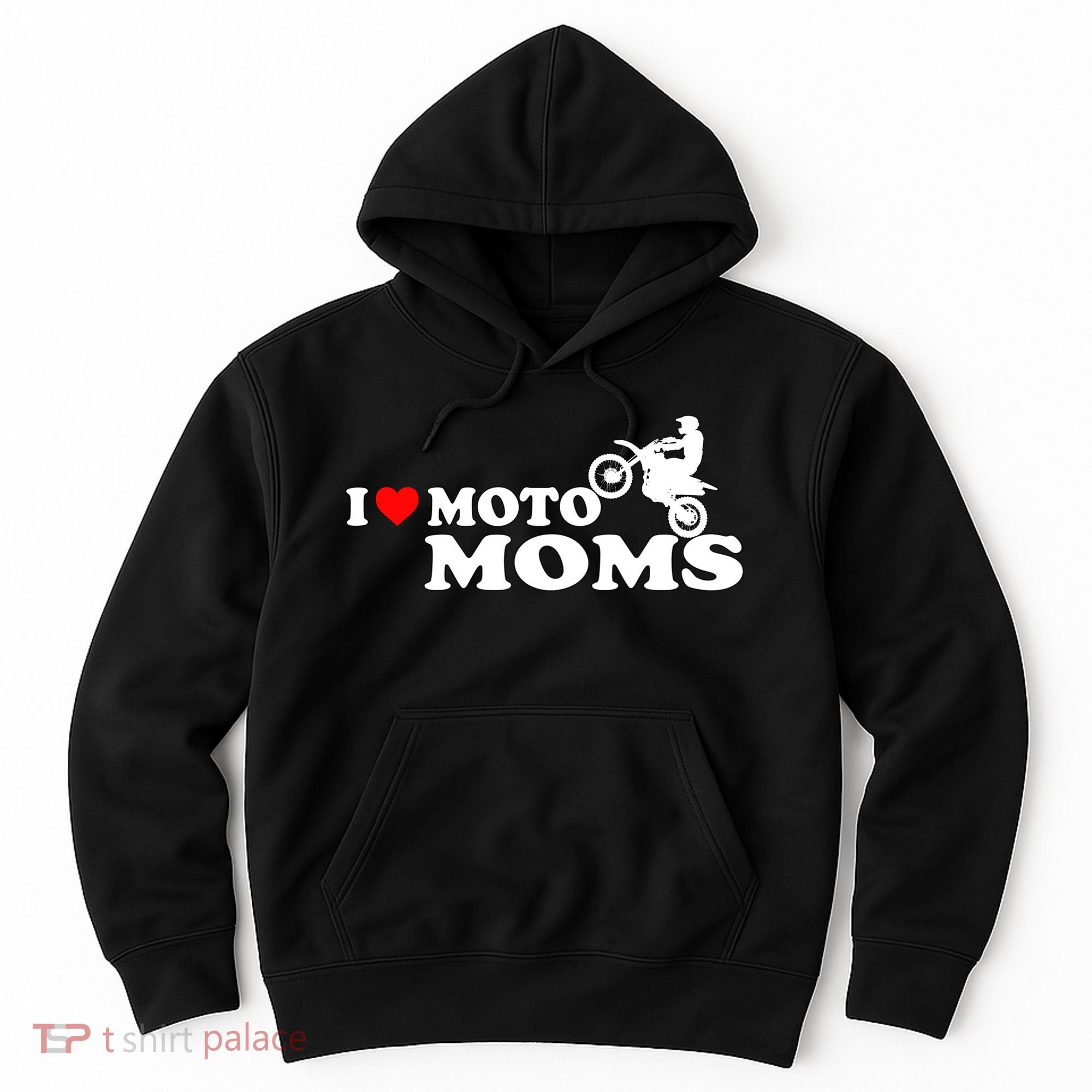 Great Gift I Love Moto Moms Hoodie
