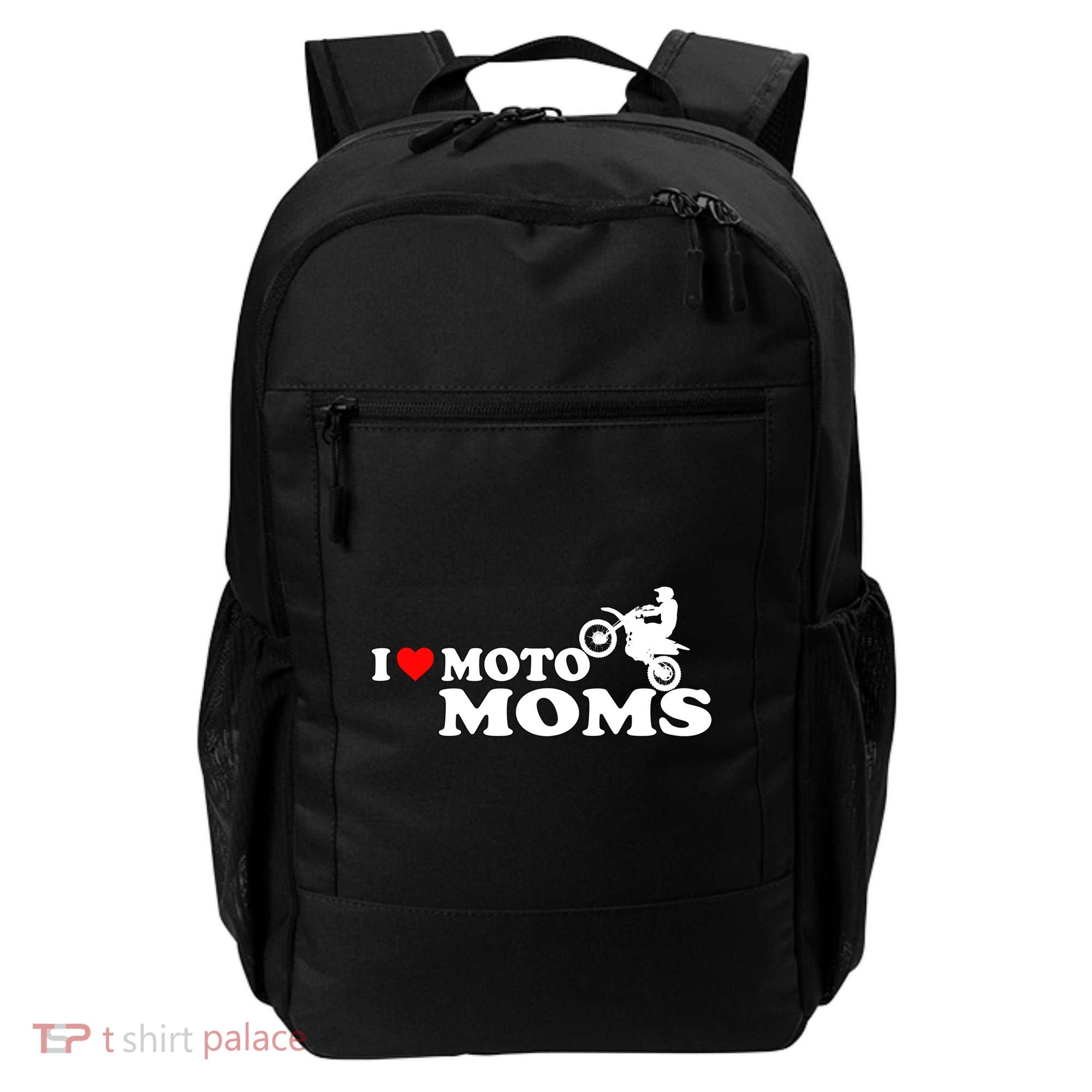 Great Gift I Love Moto Moms Backpack
