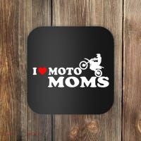 Great Gift I Love Moto Moms Coaster thumb 0